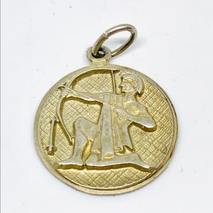 925 Sterling Silver Vtg Sagittarius Zodiac Charm